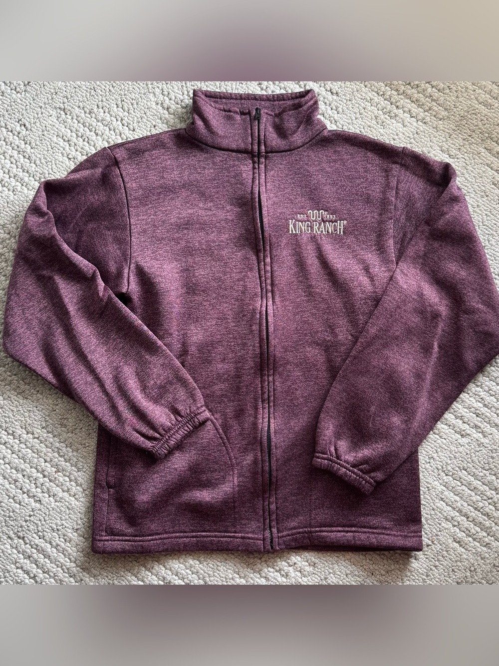 King Ranch Men's Full-Zip Sweater Jacket